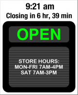 Business Hours for The%20Big%20Timber%20Shed